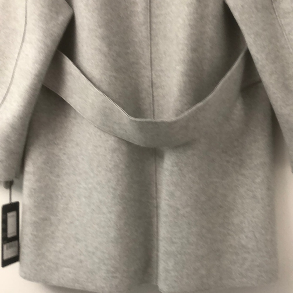 Double Breasted Knit Jacket Heather Grey Bernardo - Picture 6 of 10